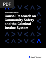 Causal Research On Community Safety and The Criminal Justice System