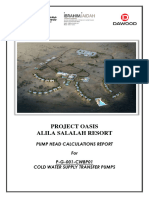 P-G-0101 - CWBP01 Pump Head CAlculations