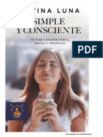 Simple y Consciente de Silvina Luna - PDF Versión 1