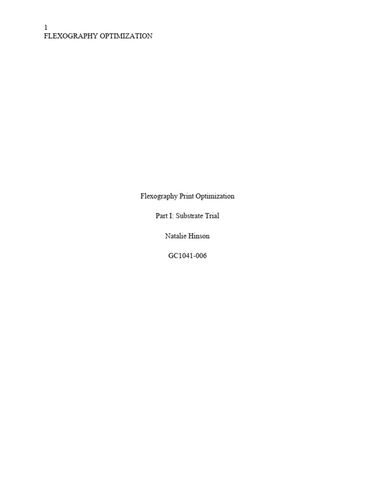 Anilox Scoring in Flexography Trials | PDF | Graphic Design | Publishing