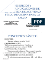 Tema 7. Beneficios y Contraindicaciones de La AF