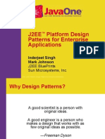 Javaone - J2ee Platform Design Patterns For Enterprise Appli