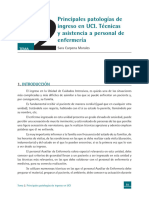 Principales Patologías de Ingreso en Uci. Técnicas y Asistencia A Personal de Enfermería