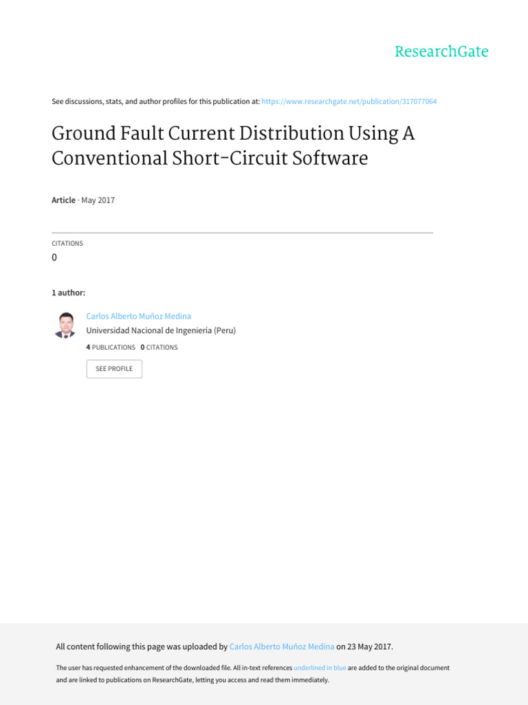 Ground Fault Current Analysis Software | PDF | Electric Power ...