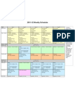 Week Sched 2011-12