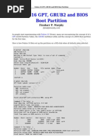 Download Fedora 16 GPT GRUB2 BIOS Boot Partition by Finnbarr P Murphy SN69065617 doc pdf