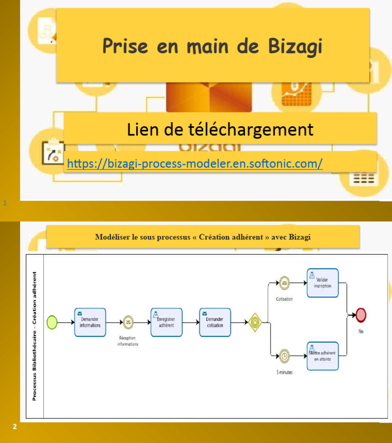 Prise en main de Bizagi Modeler | PDF | Affaires