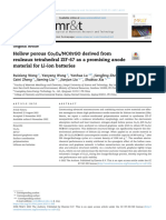 (Done) Hollow Porous Co3O4 - NC@rGO Derived From Reuleaux Tetrahedral ZIF-67 As A Promising Anode Material For L