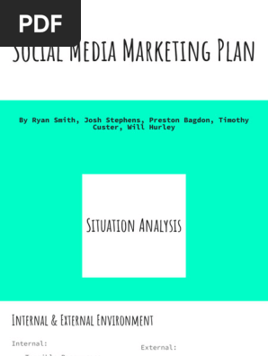 social media marketing plan
