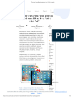 Comment transférer des photos d’un iPad à un autre