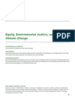 Equity, Environmental Justice, and Urban Climate Change: Coordinating Lead Authors Lead Authors