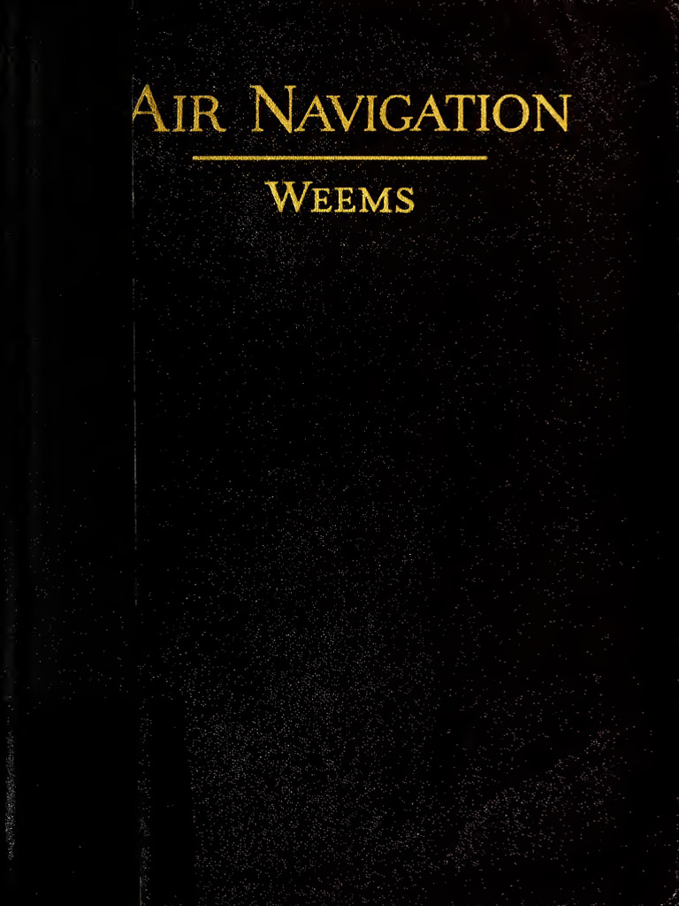 Air Navigation 1943 Pdf Navigation Metrology