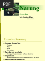 Green Tea Marketing Plan