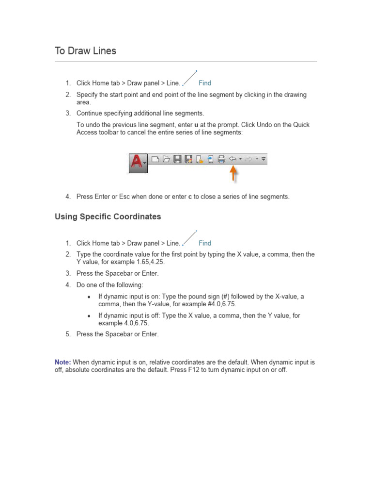 To Draw Lines PDF Computer Science Software Engineering