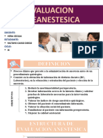 Evaluacion Preanestesica: Docente: Estudiante: Ciclo