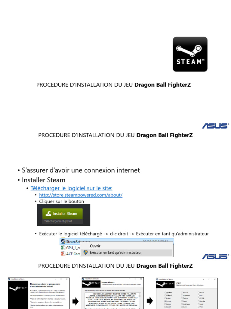 Installation de Dragon Ball FighterZ sur PC | PDF