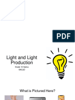 Light and Light Production