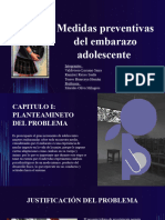 Diapositiva de Medias Preventivas Del Embarazo Adolescente