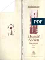 El Abandono Del Procedimiento Tomo II - Rodrigo Ramírez Herrera