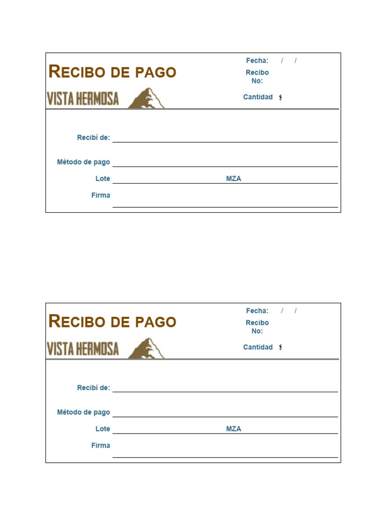 Recibo-de-pago-WORD | PDF
