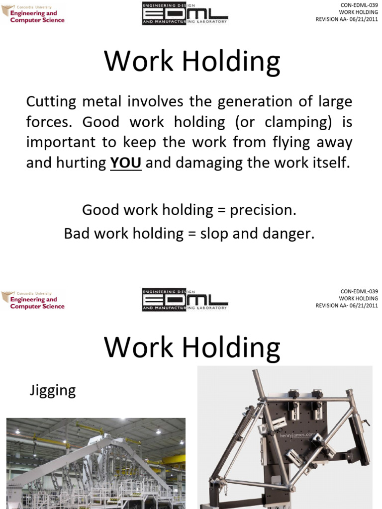 Essential Workholding Techniques | PDF | Machining | Machines