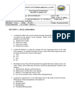 END OF SEMESTER  EXAMS PHY L4 + marking guide Dr ASOBO INSTITUT UNVIVERSITAIRE DE LA COTE
