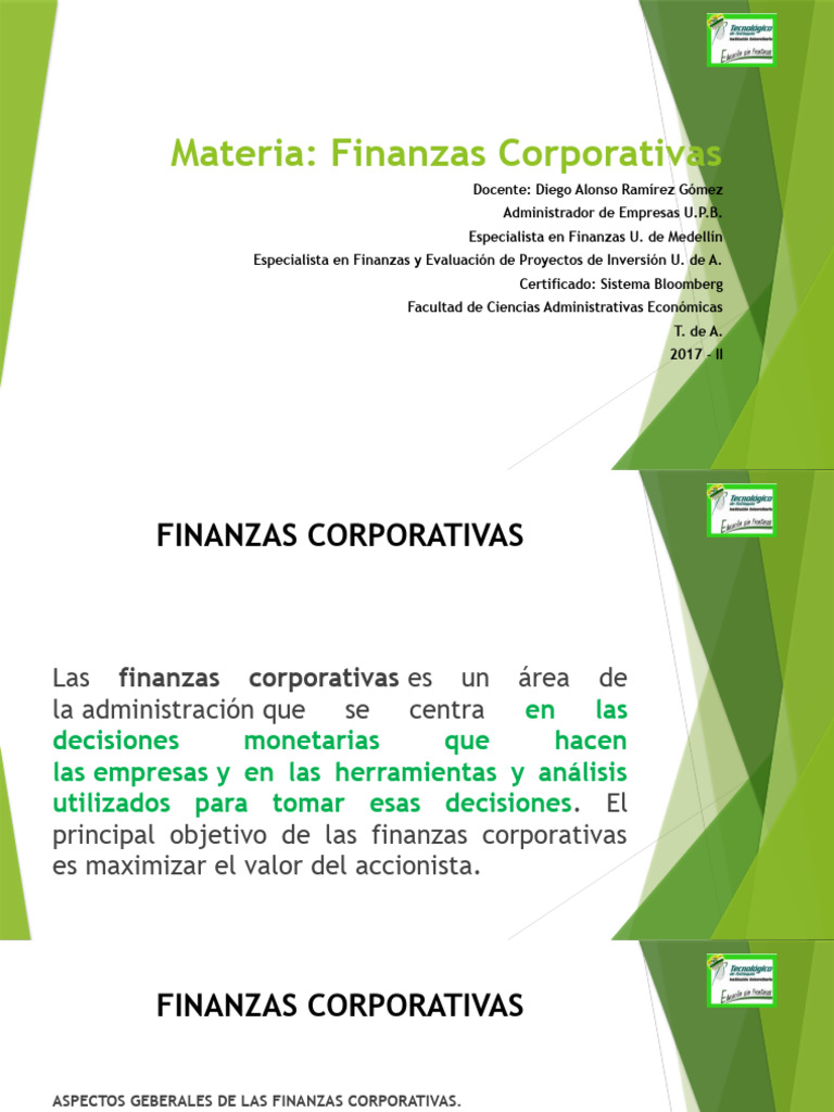 Finanzas Corporativas: Claves y Decisiones | PDF | Business | Inversiones