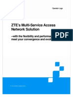 ZTE's Multi-Service Access Network Solution - 20090612
