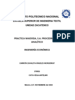 Practica Maxivisa, S.A. Procedimiento Analítico
