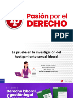La Prueba en La Investigación Del Hostigamiento Sexual Laboral PDF Gratis