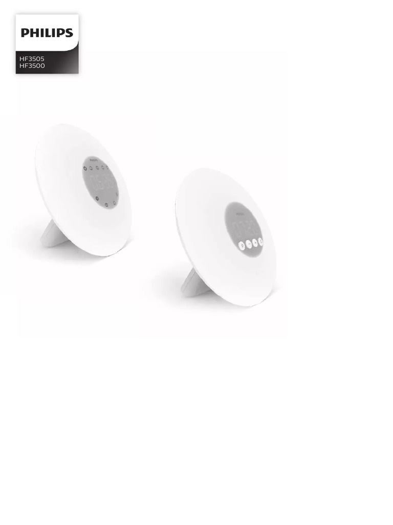 Manual de instruções Philips Wakeup Light HF3500 (Português 88