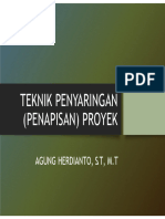 Teknik Penyaringan Penapisan Proyek