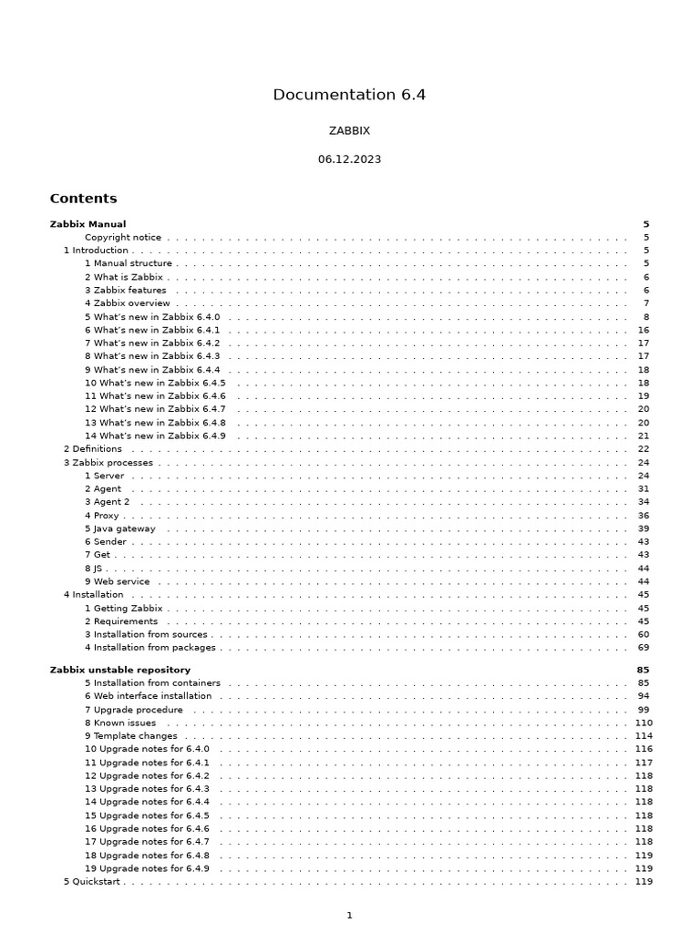 Zabbix documentation 6 4 en download free pdf gmail world wide web