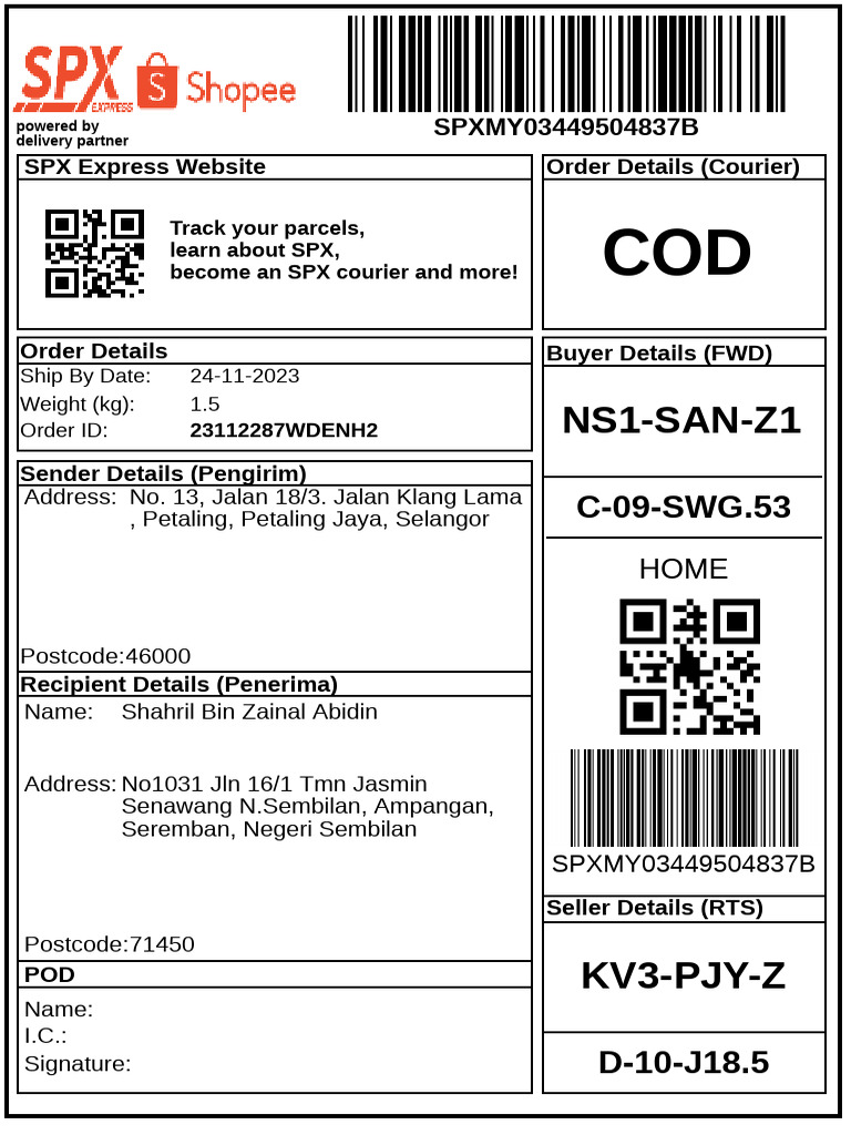 NS1-SAN-Z1: Become An SPX Courier and More! Learn About SPX, Track Your ...