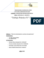 Trabajo #1 Taller de Sistematizacion de Escritura de Exp.