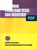 Pedoman Tesis Dan Disertasi SPS