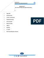 Mã - Dulo 01 - Apostila de Administrativo - Tipos de Documentos Administrativo