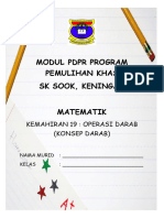 Modul PDPR Program Pemulihan Khas SK Sook Matematik