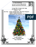 Natal Oikumene Tapteng 2023 Konsep