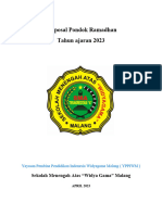 Proposal Pondok Ramadhan 2023 