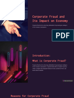 Corporate Fraud and Its Impact On Economy