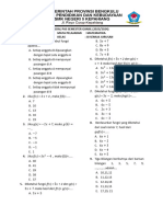 Pas Matematika Kelas Xi