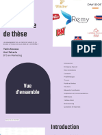 Présentation Universitaire Soutenance de Thèse Géométrique en Vert Pastel Violet Et Beige