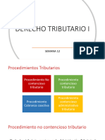 Derecho Tributario I: Semana 12