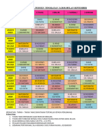 Jadual Tuisyen Tingkatan 3 Sept Revise 1