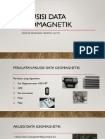 Pertemuan 11 Akusisi Data Geomagnetik