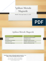 Pertemuan 13 Aplikasi Metode Magnetik