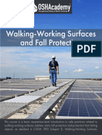 Walking-Working Surfaces and Fall Protection