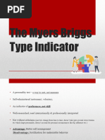 The Myers Briggs Type Indicator