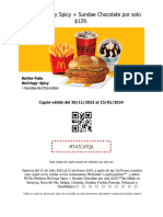 Mctrío Mccrispy Spicy + Sundae Chocolate Por Solo $129.: Mt47C4Tqa